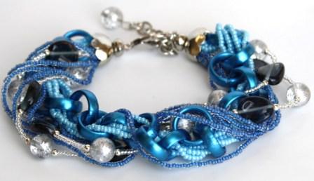 Murano Glass  Bracelet - Blue